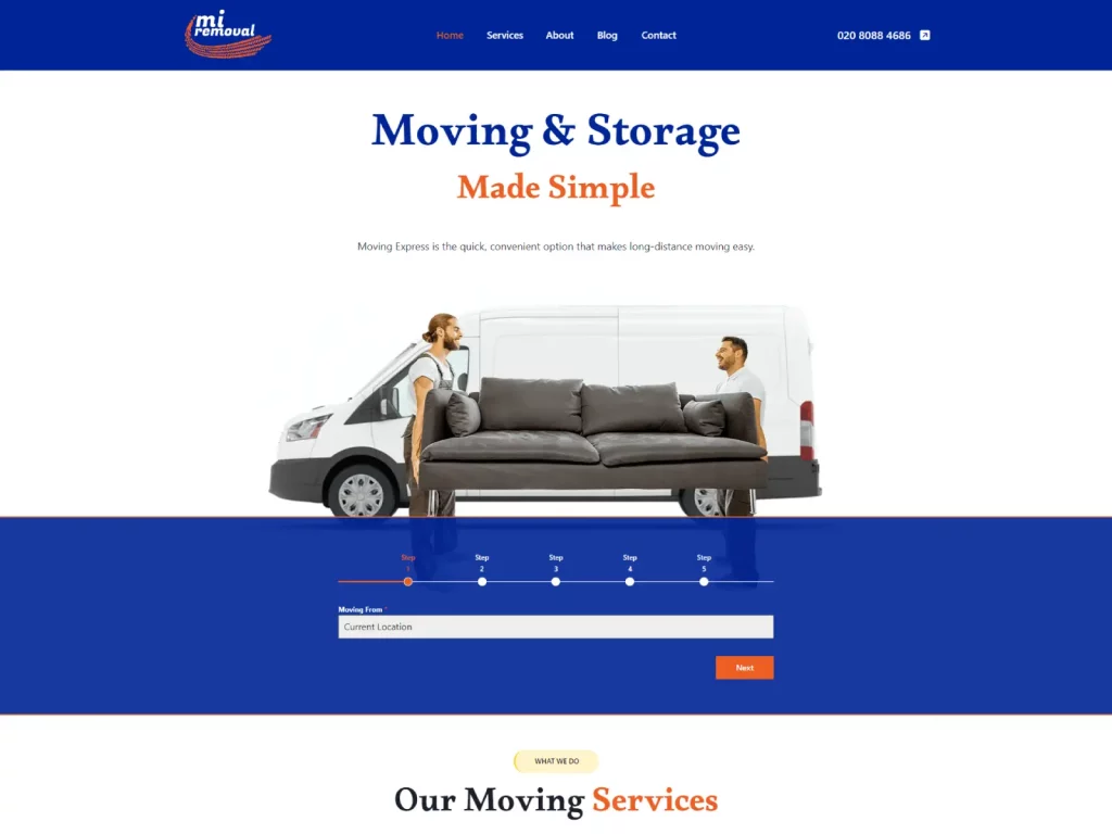 mi removal website design